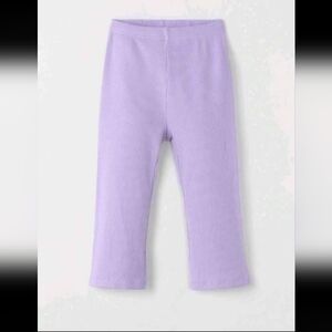 Lavender Ribbed Leggings- Girls 9